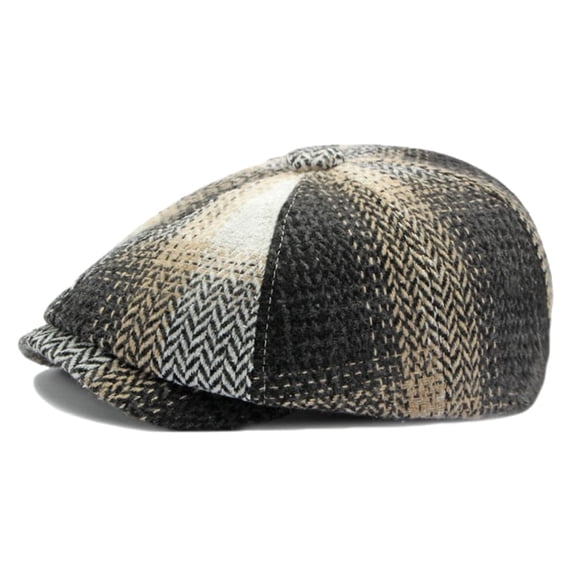 DOVACKA Mens Classic Newsboy Flat Cap Gatsby Ivy Cabbie Hat