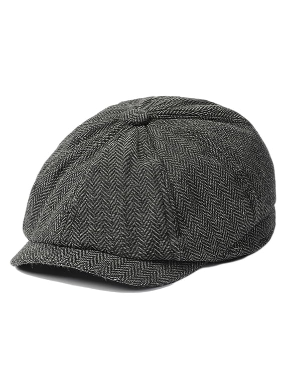 Mens Classic Newsboy Flat Cap Gatsby Ivy Cabbie Hat