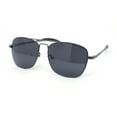 thumbnail image 1 of Mens Classic Rectangle Officer Air Force Pilot Metal Sunglasses Gunmetal - Black, 1 of 4