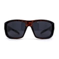 thumbnail image 1 of Mens Classic Thick Plastic Horn Sport Sunglasses Tortoise Black, 1 of 4