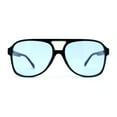 thumbnail image 1 of Mens Classy Gentlemans Retro Plastic Racer Luxury Sunglasses Black Blue, 1 of 4