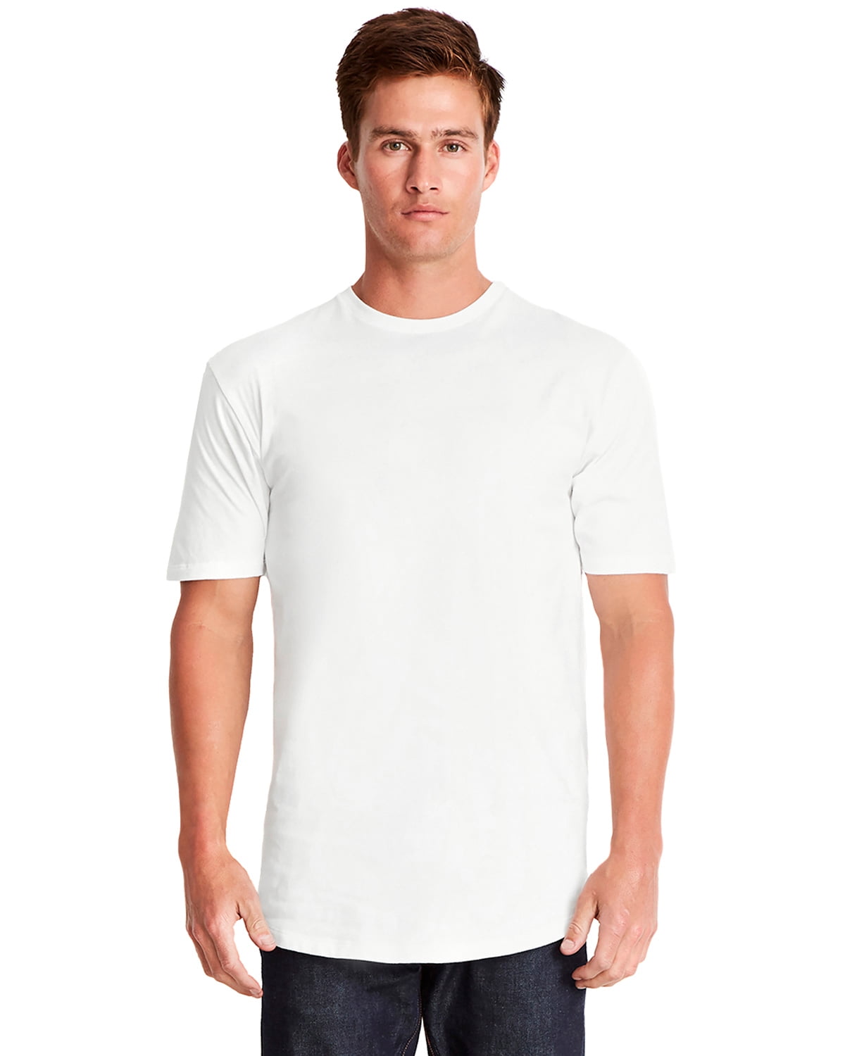 Mens Clementine Cotton Long Body Crew