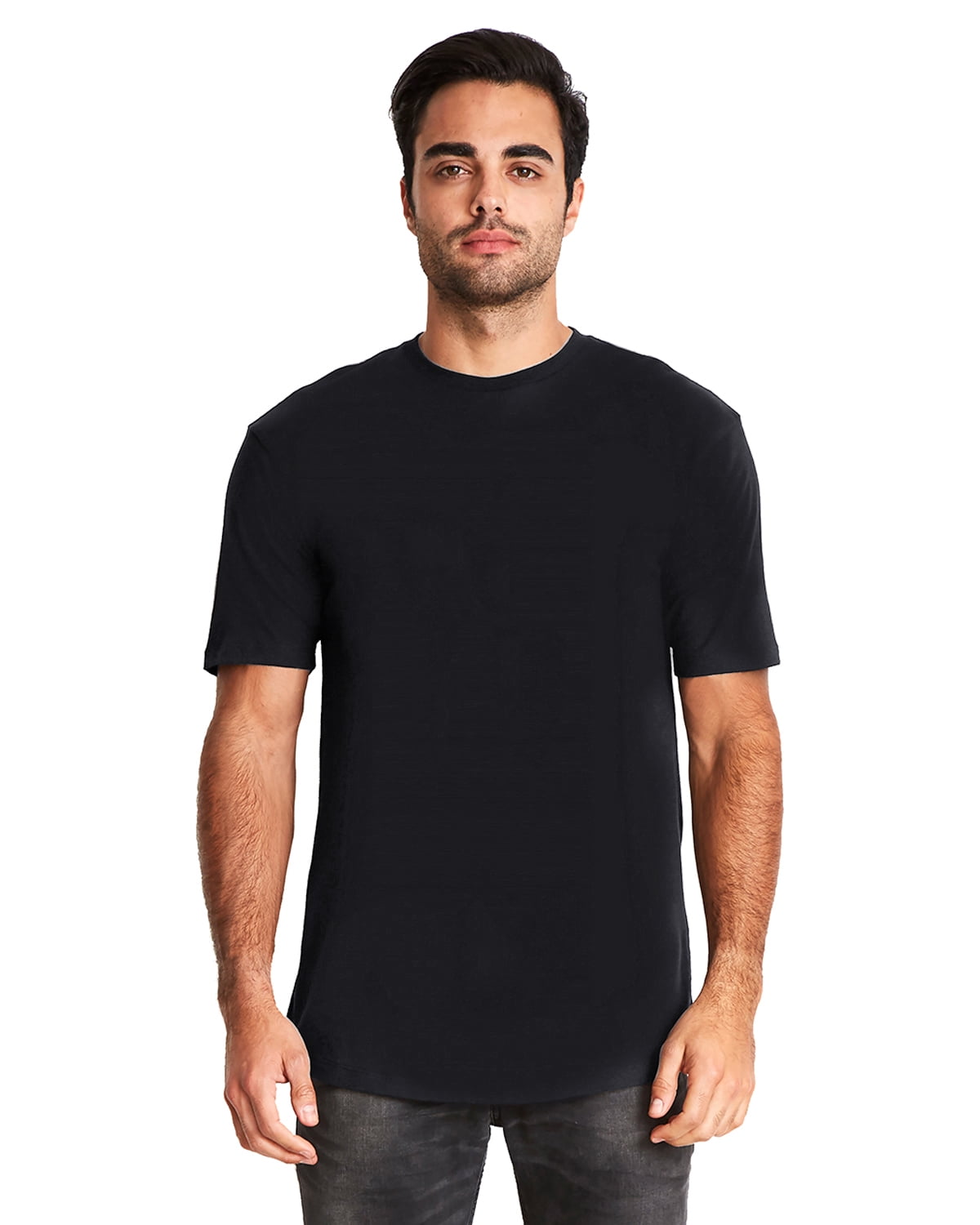Mens Clementine Cotton Long Body Crew