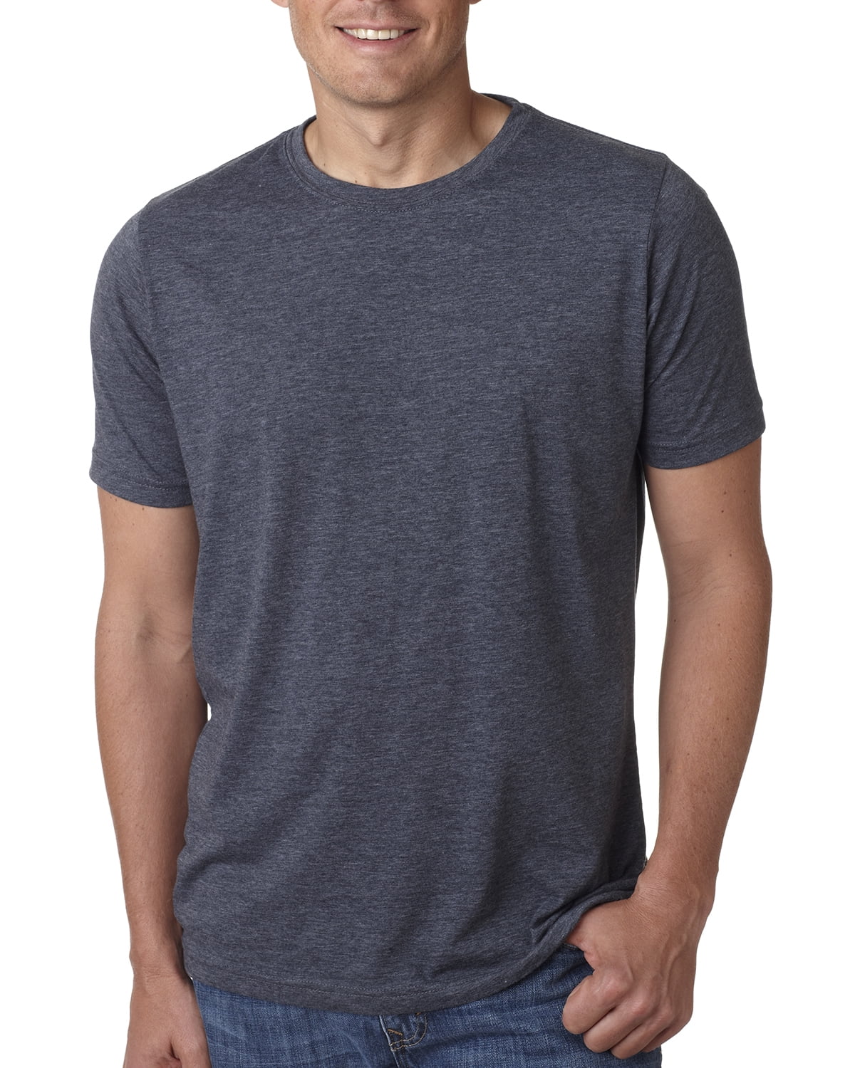 Mens Clementine Poly/Cotton Short-Sleeve Crew Tee