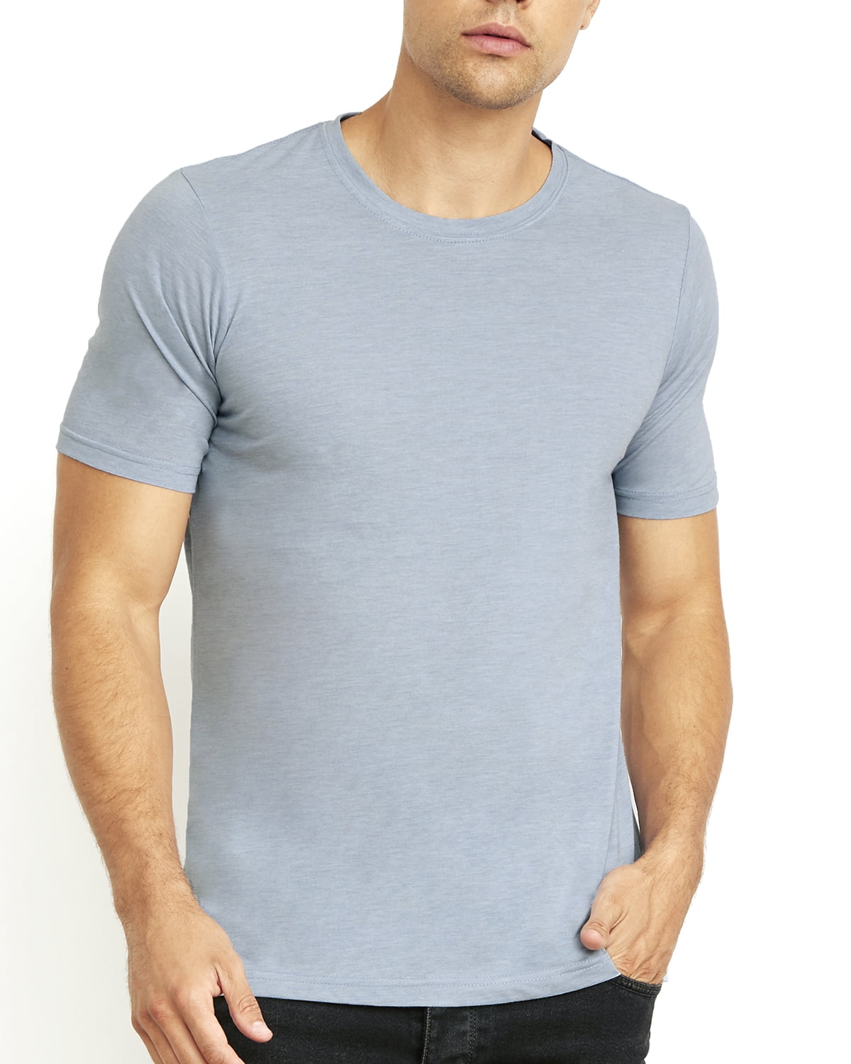 Mens Clementine Poly/Cotton Short-Sleeve Crew Tee