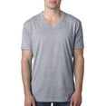 Clementine Apparel Men's Premium CVC V-Neck Tee, Fabric Laundered ...