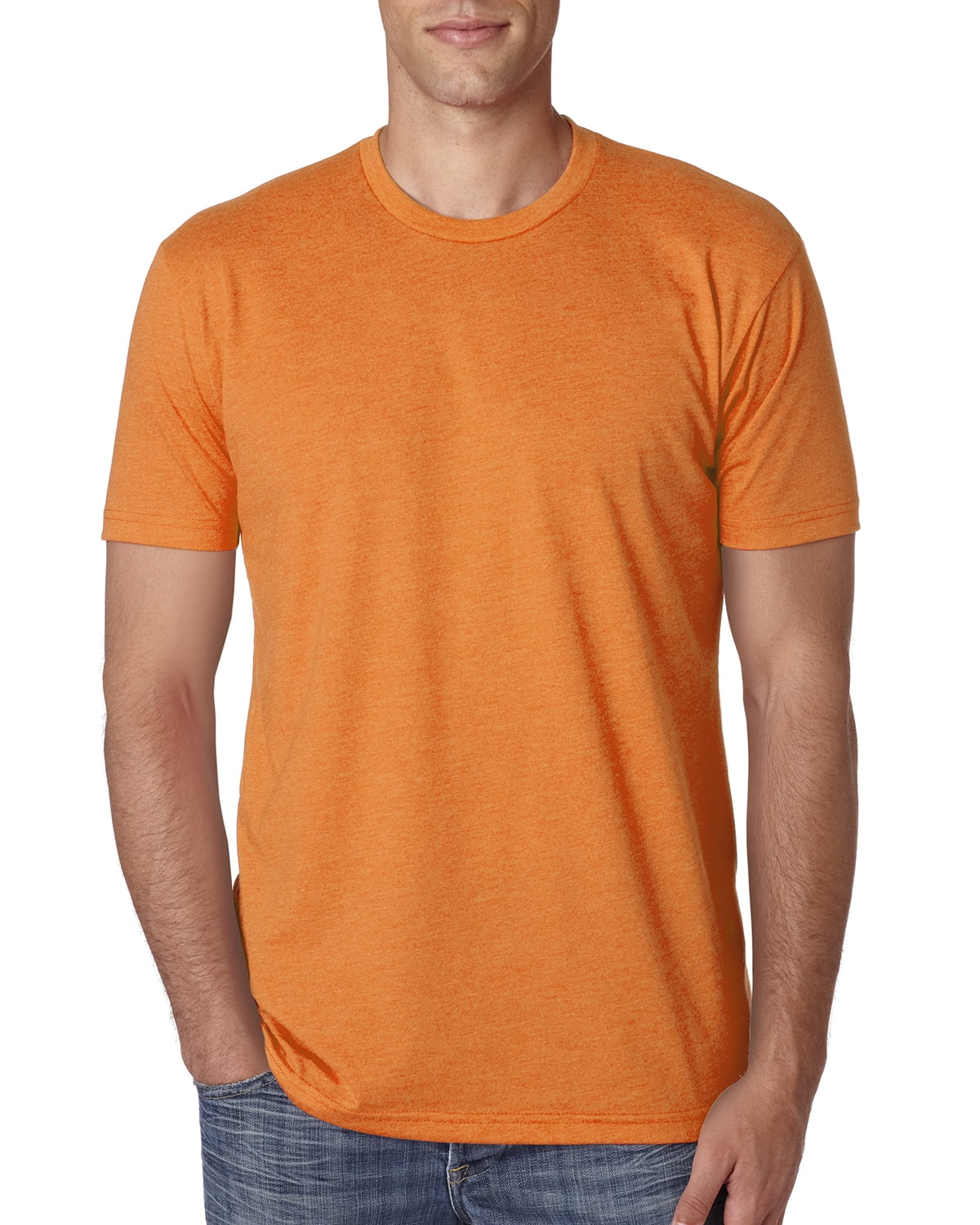 Mens Clementine Premium Fitted CVC Crew Tee