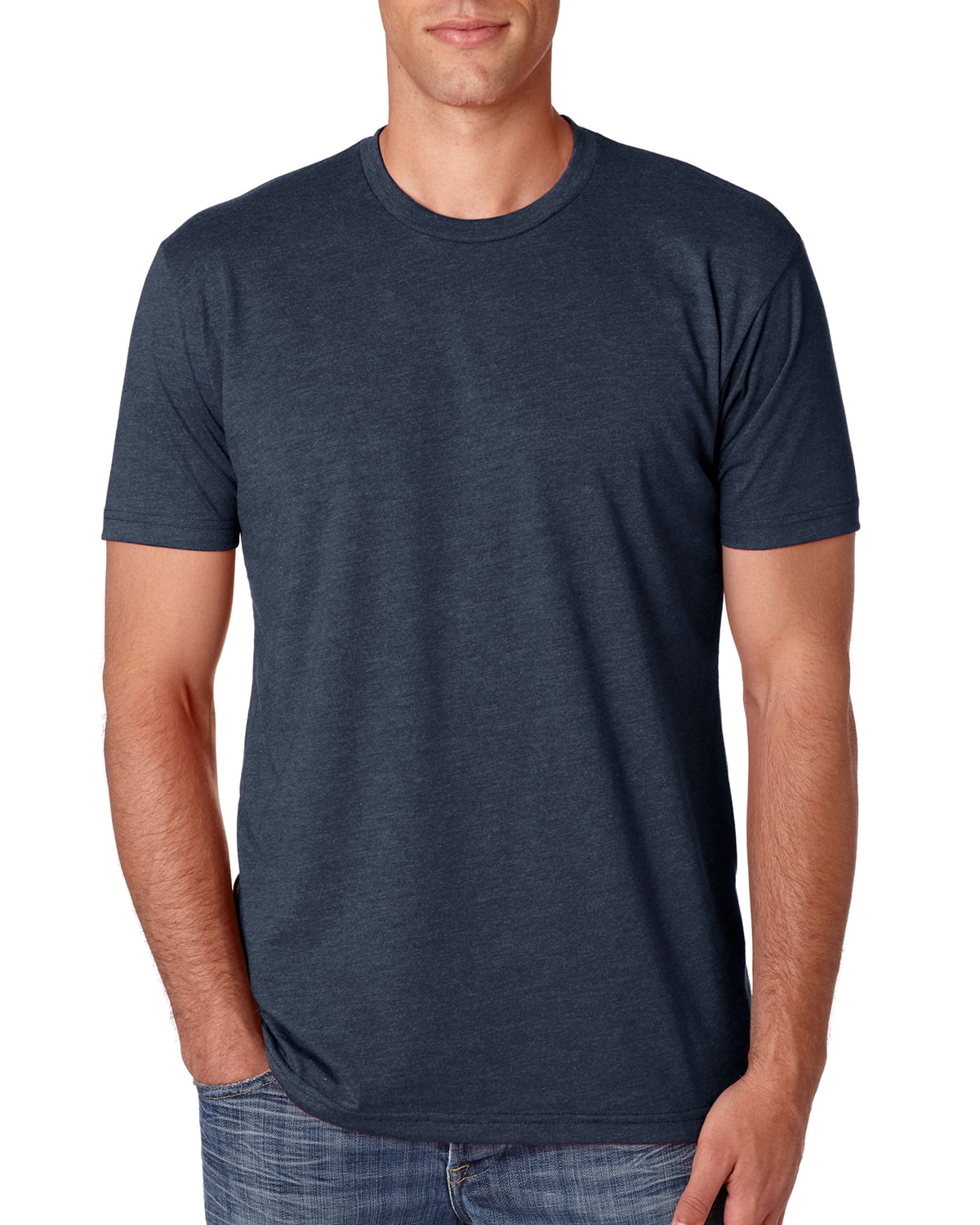 Mens Clementine Premium Fitted CVC Crew Tee