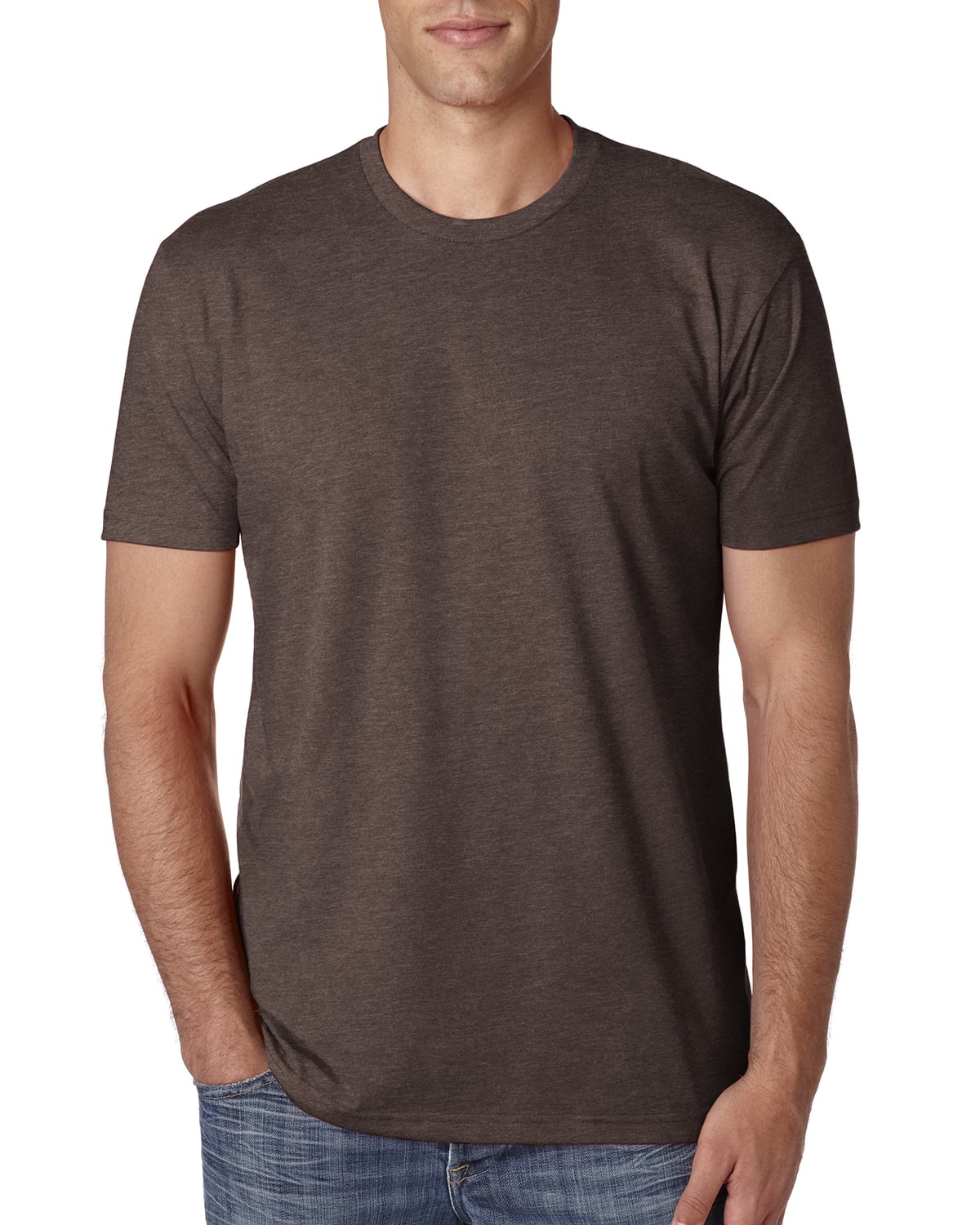 Mens Clementine Premium Fitted CVC Crew Tee
