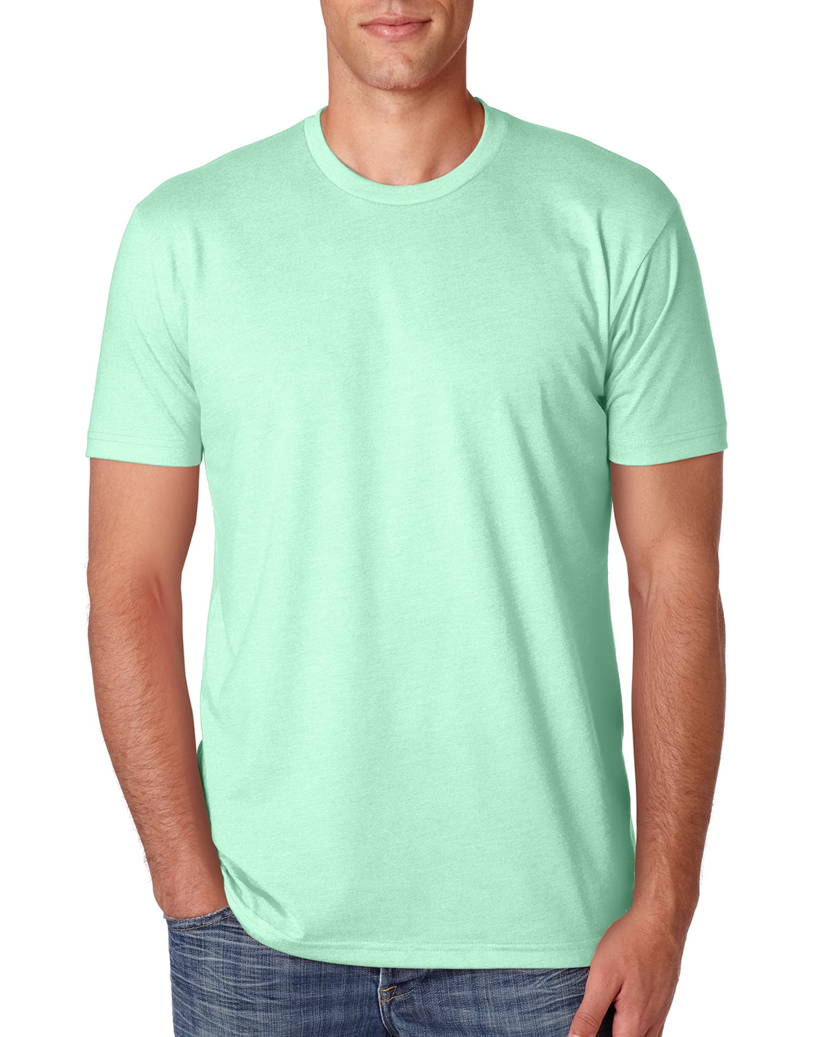 Mens Clementine Premium Fitted CVC Crew Tee