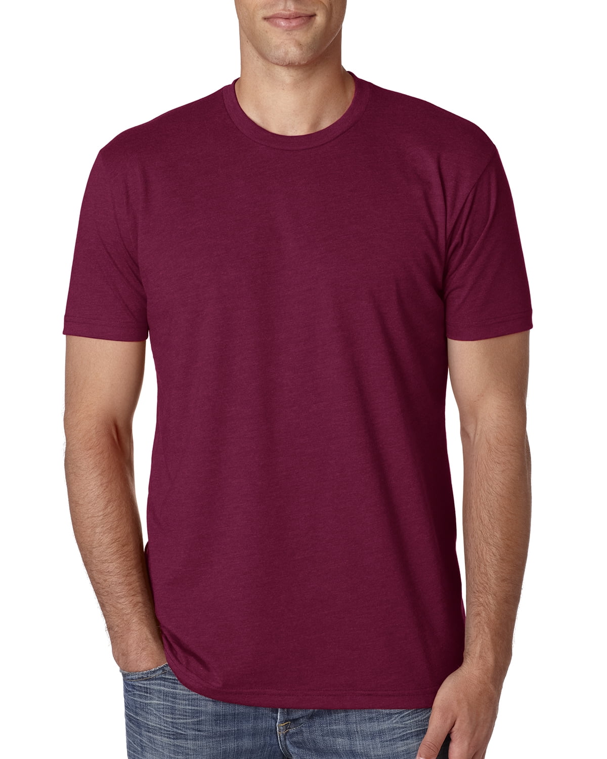 Mens Clementine Premium Fitted CVC Crew Tee