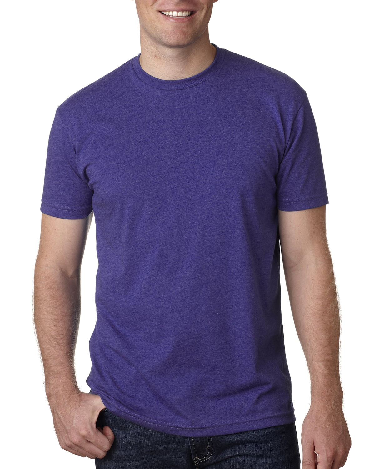 Mens Clementine Premium Fitted CVC Crew Tee