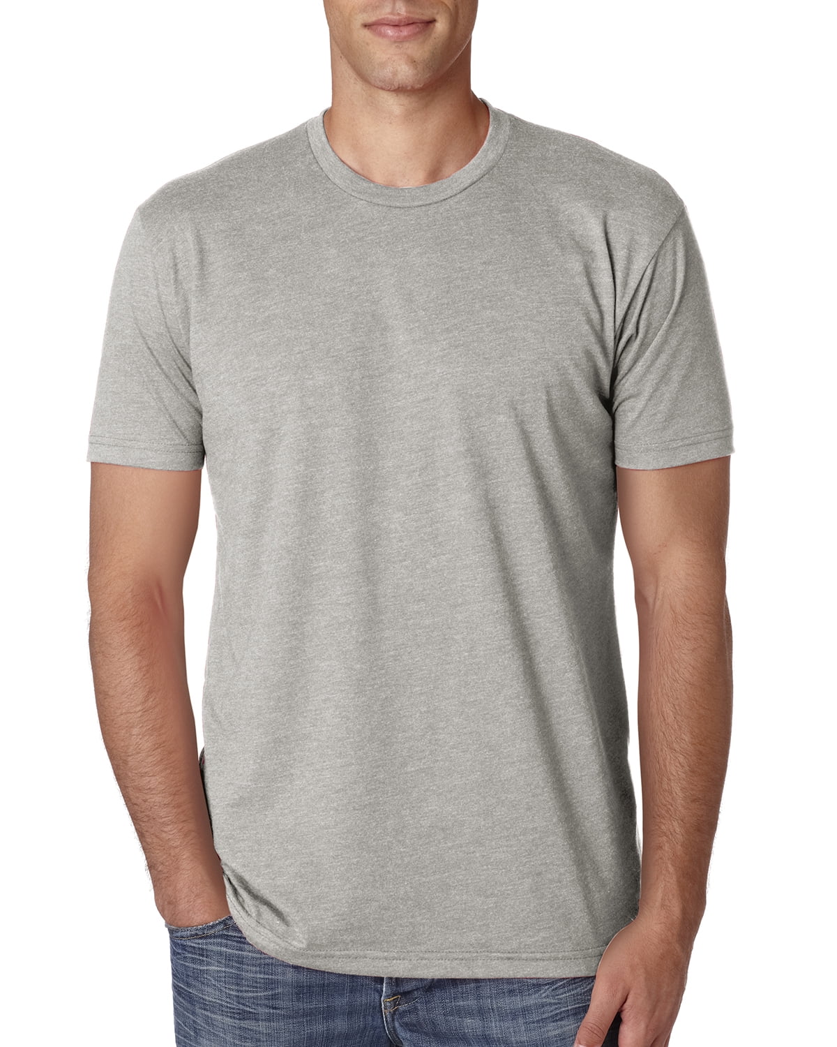 Mens Clementine Premium Fitted CVC Crew Tee