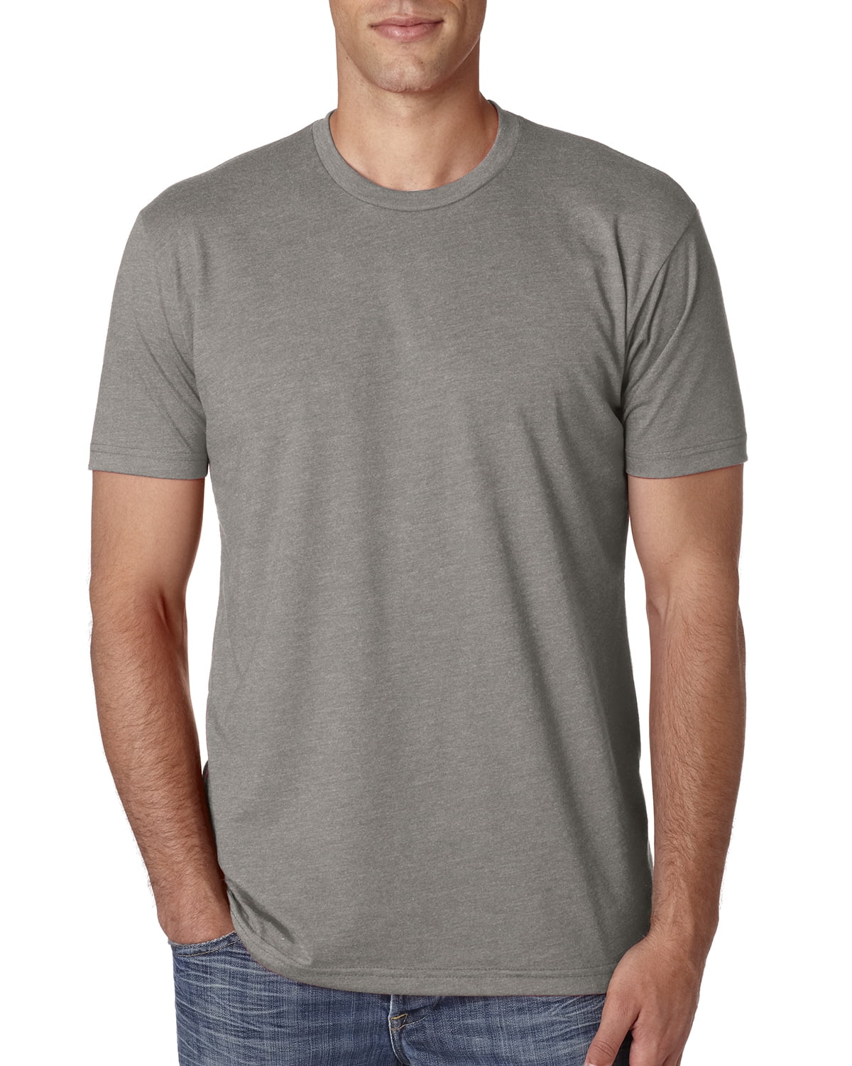 Mens Clementine Premium Fitted CVC Crew Tee