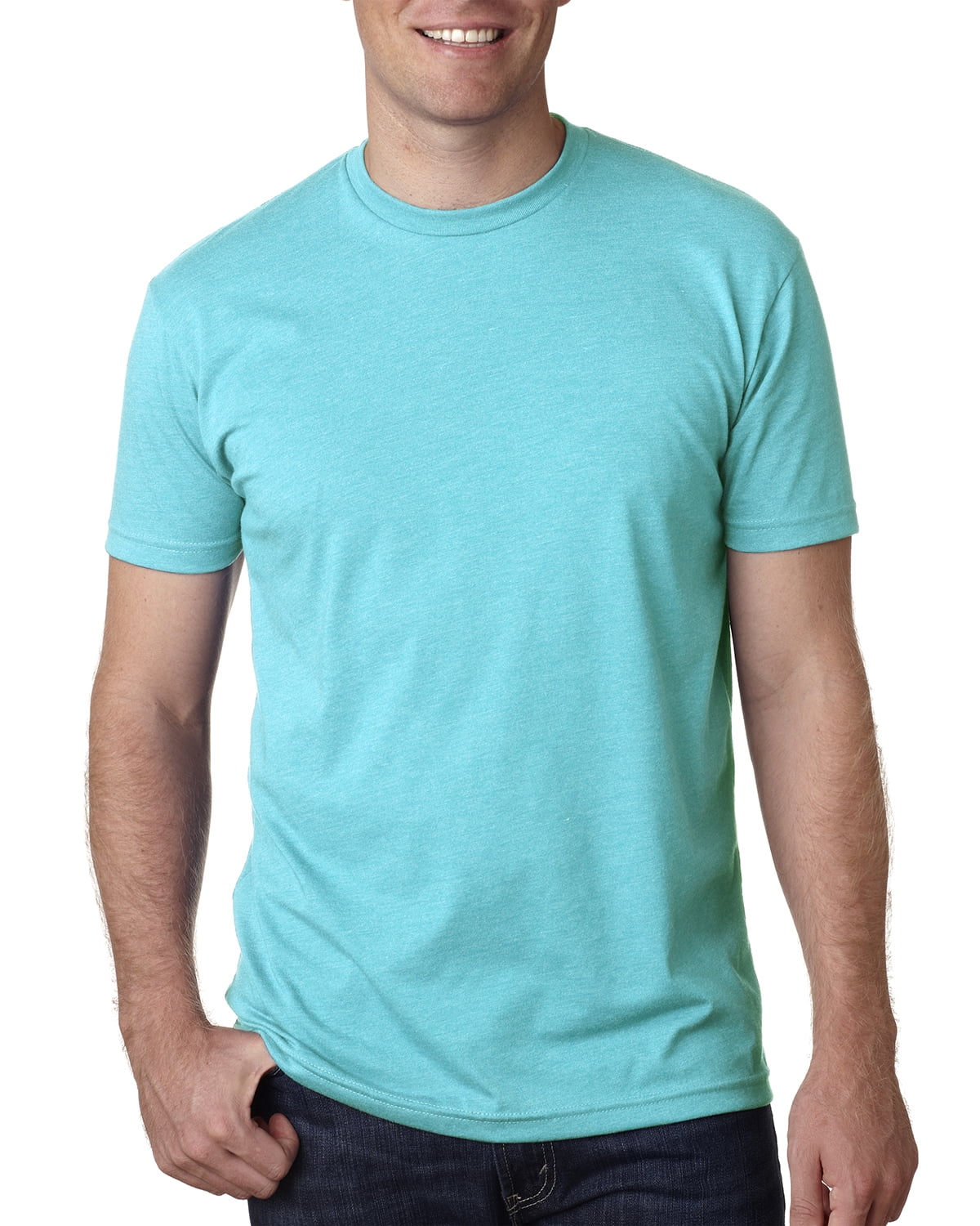 Mens Clementine Premium Fitted CVC Crew Tee