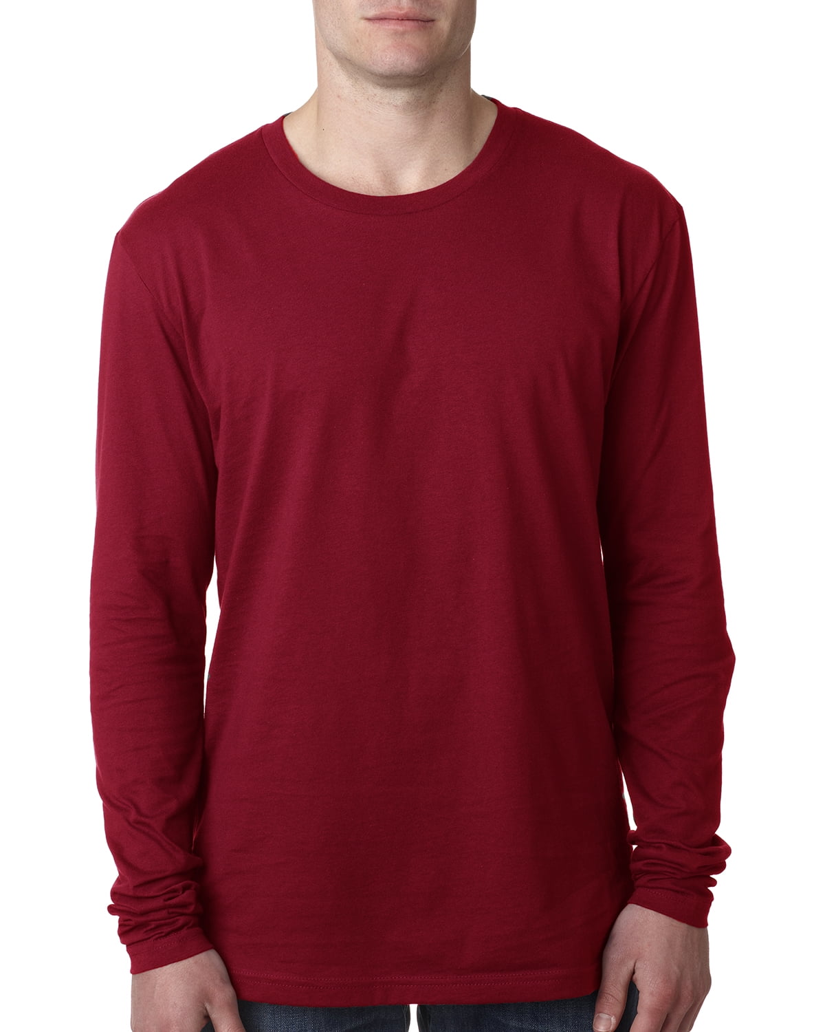 Mens Clementine Premium Fitted Long-Sleeve Crew Tee