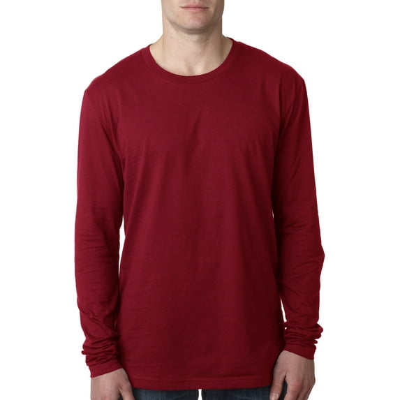 Mens Clementine Premium Fitted Long-Sleeve Crew Tee