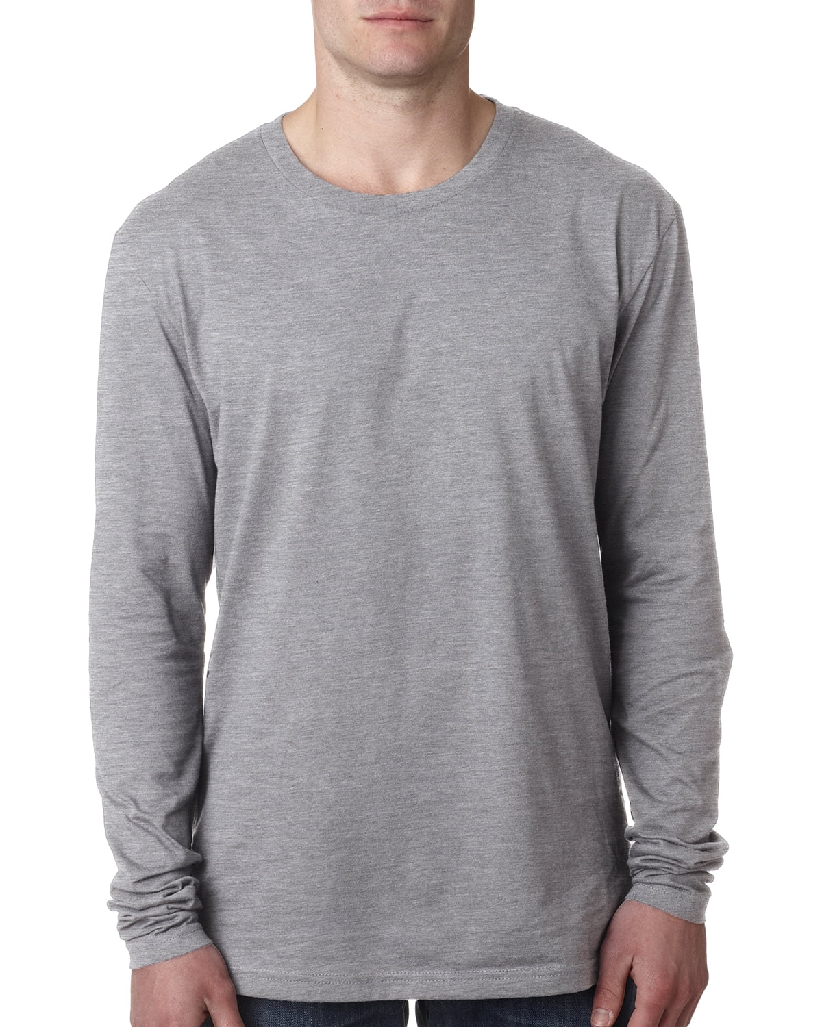 Mens Clementine Premium Fitted Long-Sleeve Crew Tee