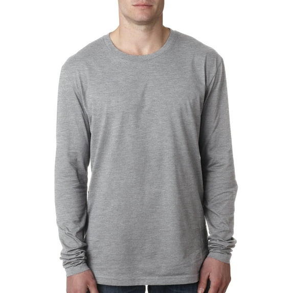 Mens Clementine Premium Fitted Long-Sleeve Crew Tee