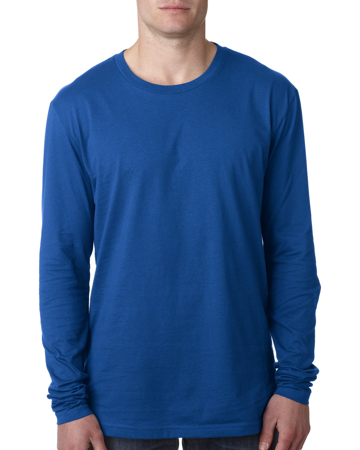 Mens Clementine Premium Fitted Long-Sleeve Crew Tee