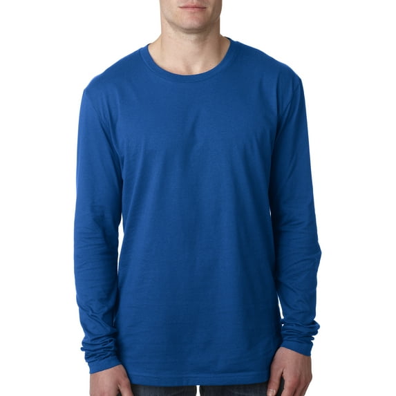 Mens Clementine Premium Fitted Long-Sleeve Crew Tee