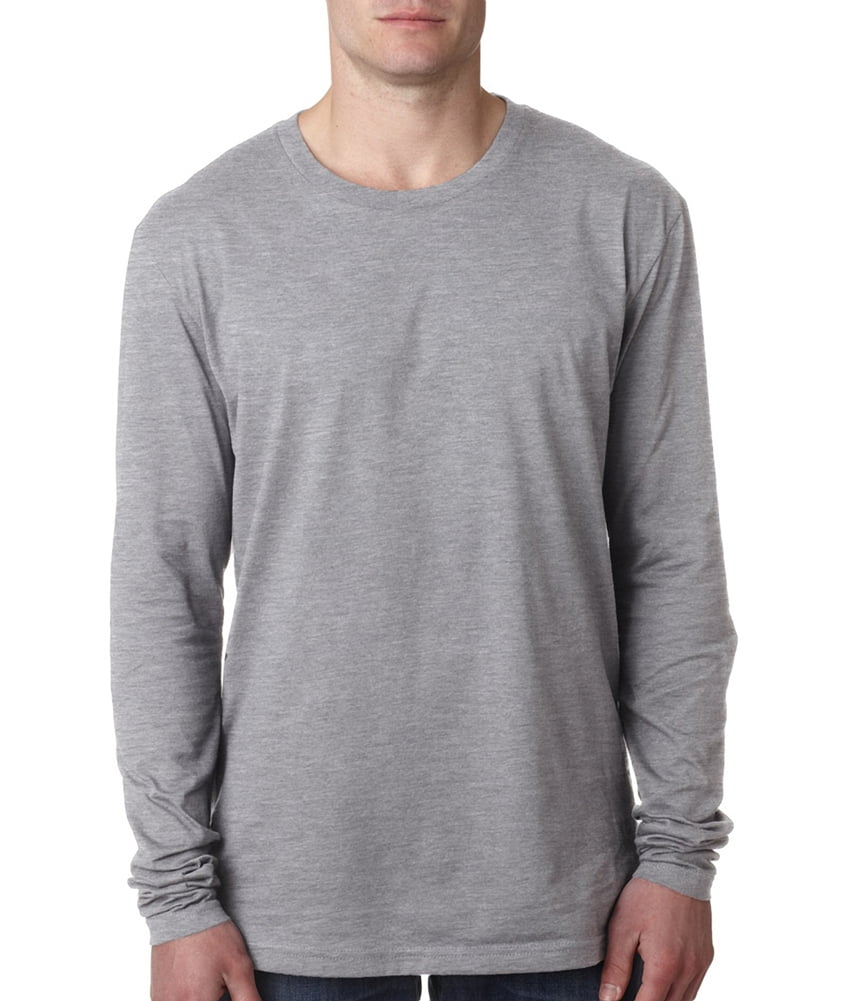 Mens Clementine Premium Fitted Long-Sleeve Crew Tee