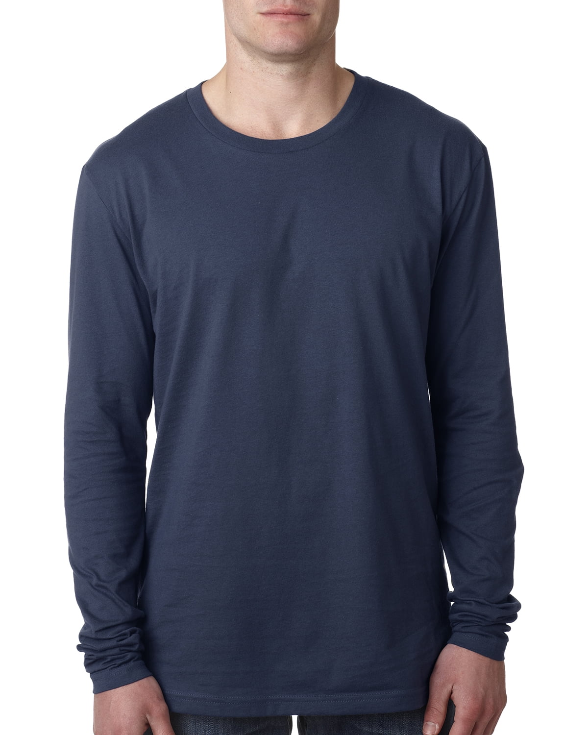 Mens Clementine Premium Fitted Long-Sleeve Crew Tee