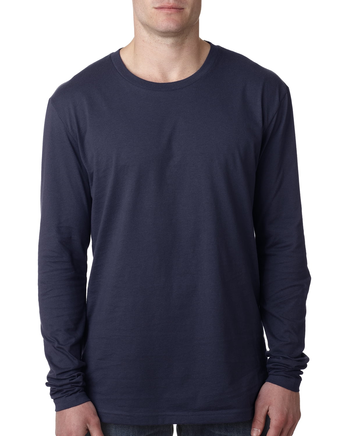 Mens Clementine Premium Fitted Long-Sleeve Crew Tee