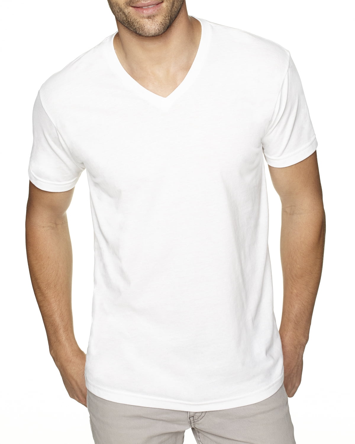 Mens Clementine Premium Fitted Sueded V-Neck Tee