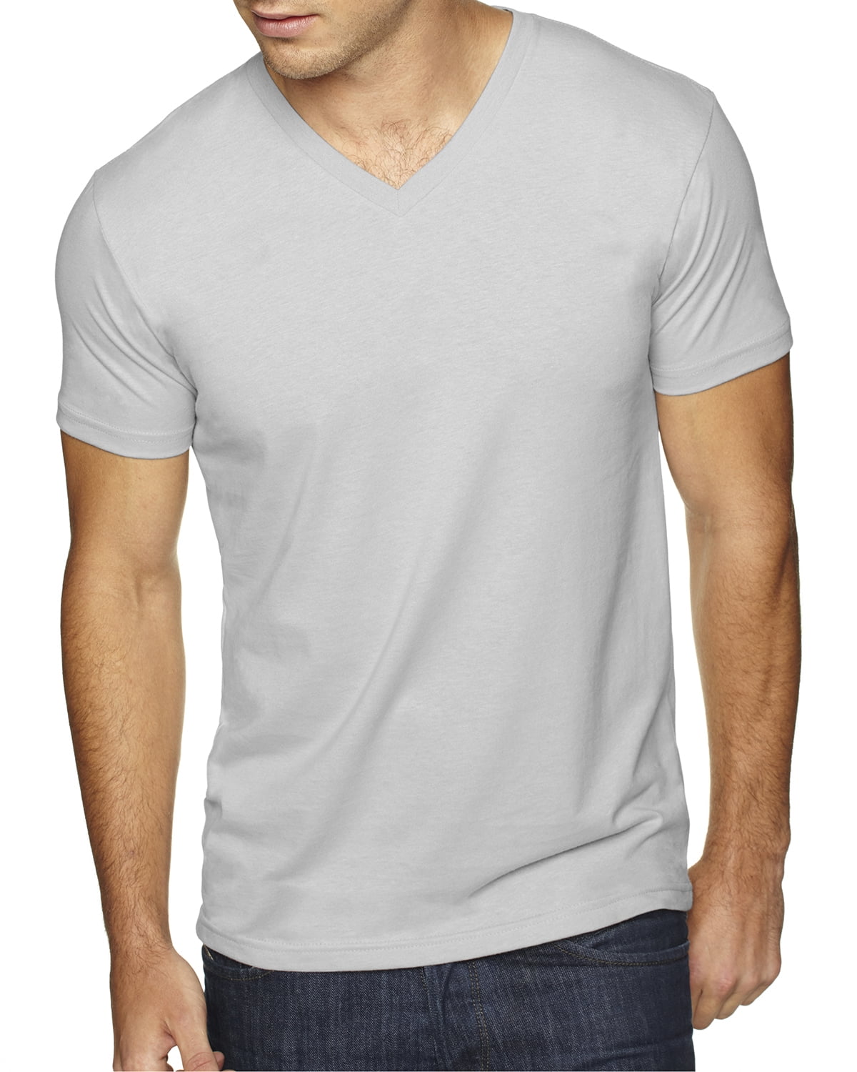 Mens Clementine Premium Fitted Sueded V-Neck Tee