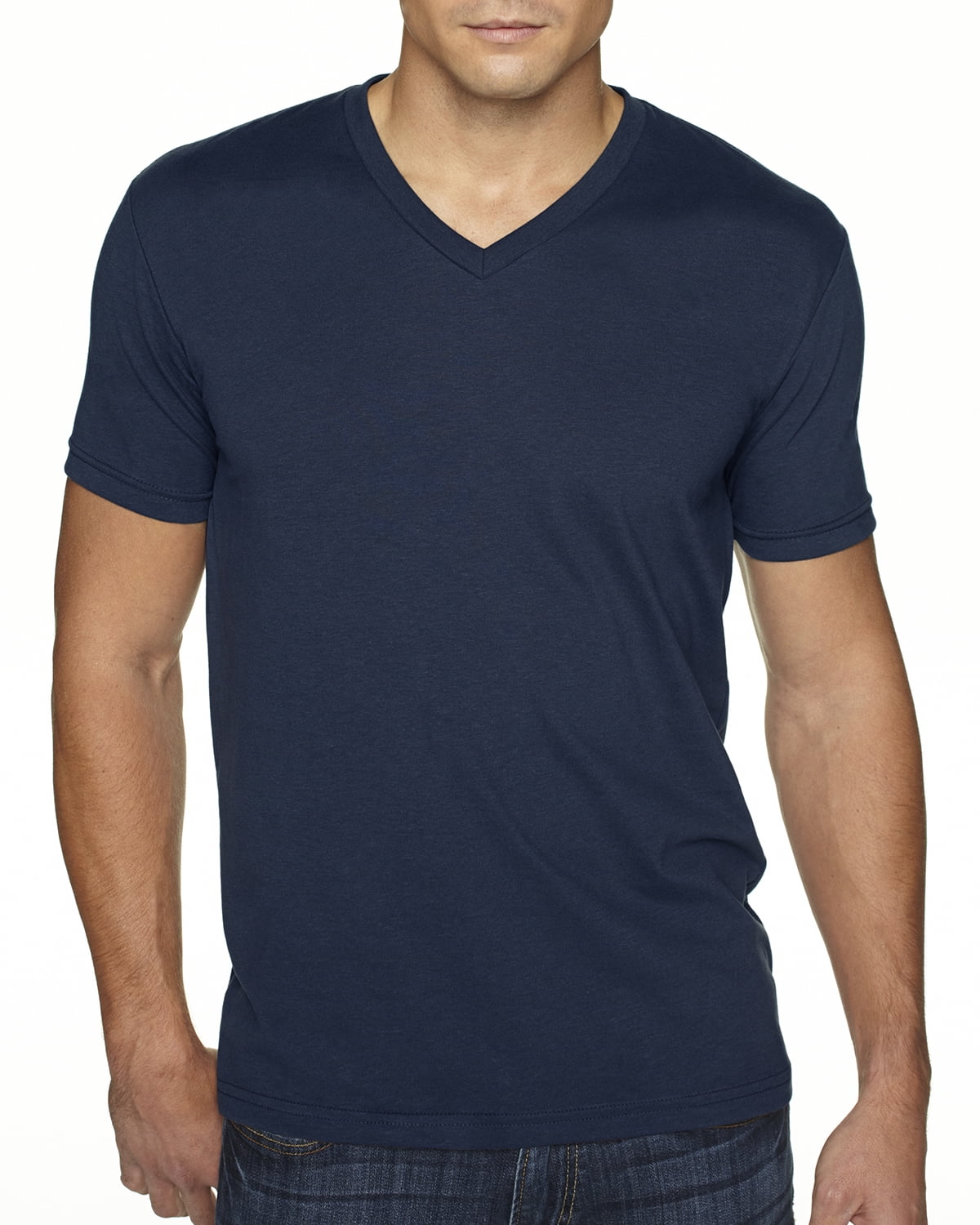 Mens Clementine Premium Fitted Sueded V-Neck Tee