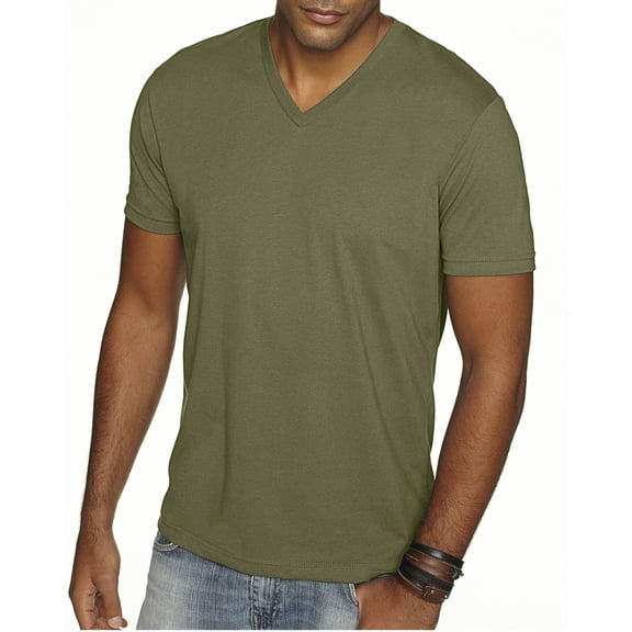 Mens Clementine Premium Fitted Sueded V-Neck Tee