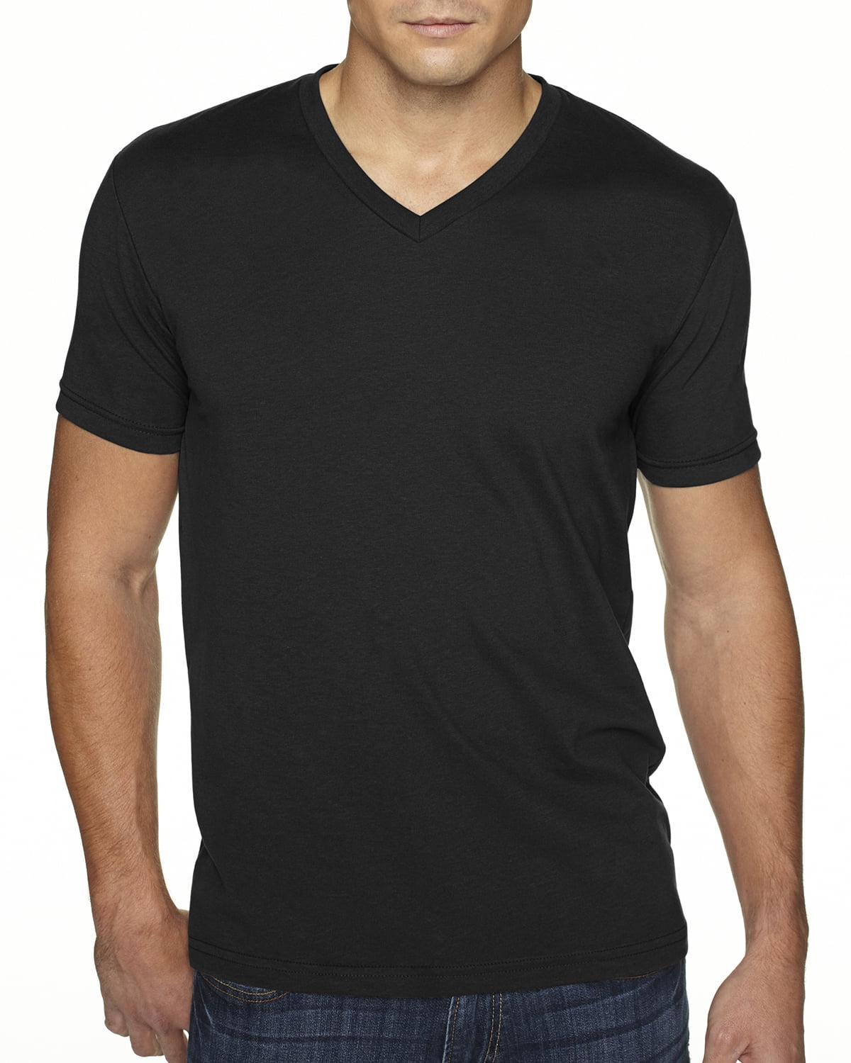 Mens Clementine Premium Fitted Sueded V-Neck Tee