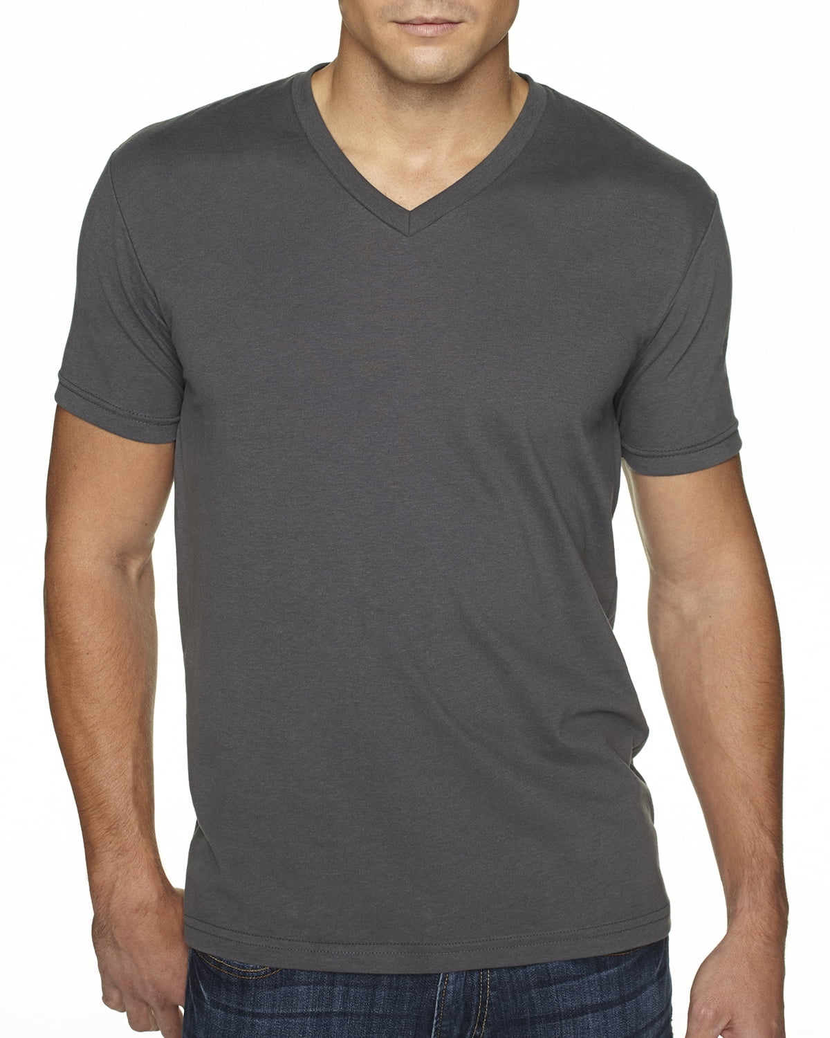 Mens Clementine Premium Fitted Sueded V-Neck Tee