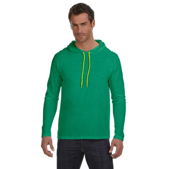 Mens Clementine Ringspun Long-Sleeve Hooded T-Shirt
