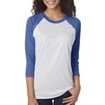 thumbnail image 1 of Mens Clementine Tri-Blend 3/4-Sleeve Raglan Tee, 1 of 4