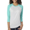 thumbnail image 1 of Mens Clementine Tri-Blend 3/4-Sleeve Raglan Tee, 1 of 1