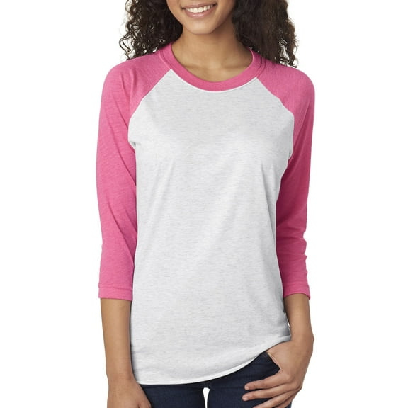 Mens Clementine Tri-Blend 3/4-Sleeve Raglan Tee