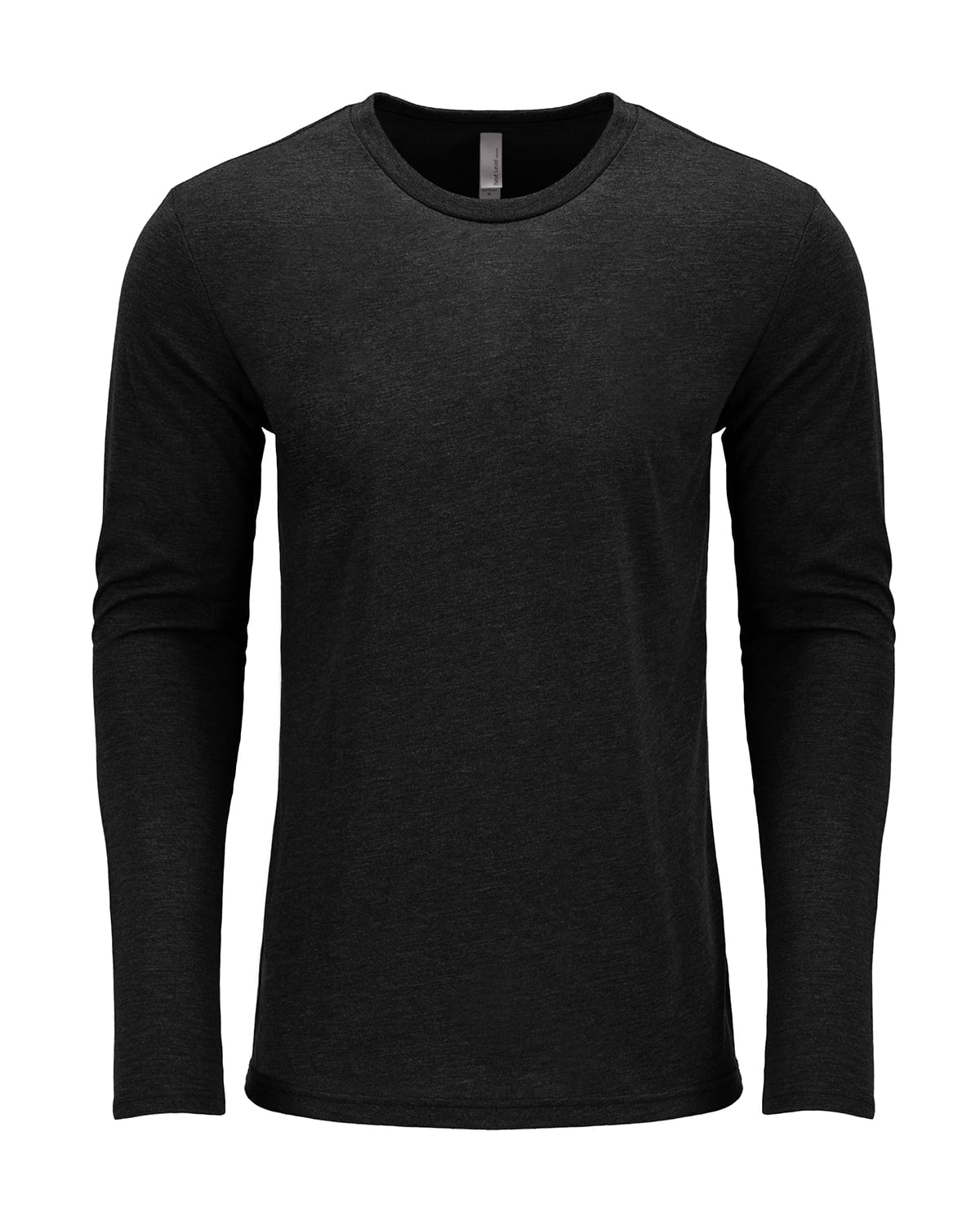 Mens Clementine Tri-Blend Long-Sleeve Crew Tee