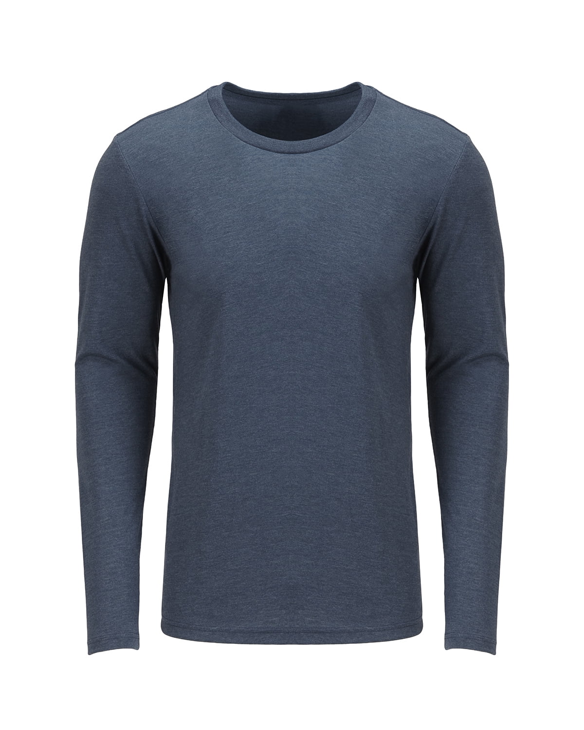 Mens Clementine Tri-Blend Long-Sleeve Crew Tee