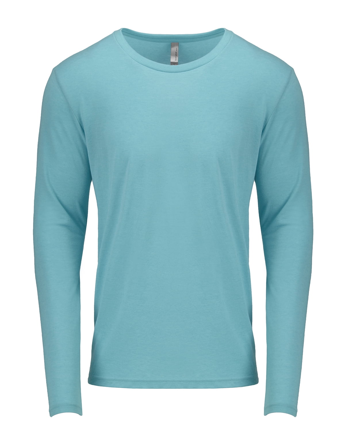 Mens Clementine Tri-Blend Long-Sleeve Crew Tee