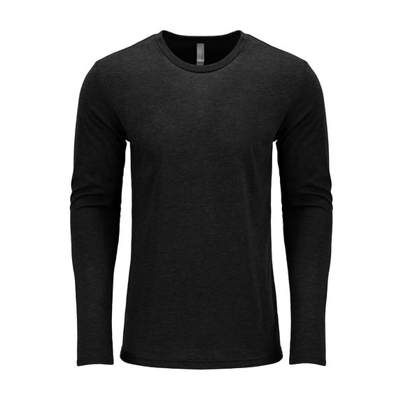 Mens Clementine Tri-Blend Long-Sleeve Crew Tee