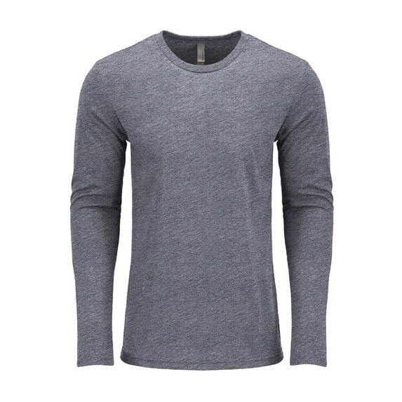 Mens Clementine Tri-Blend Long-Sleeve Crew Tee