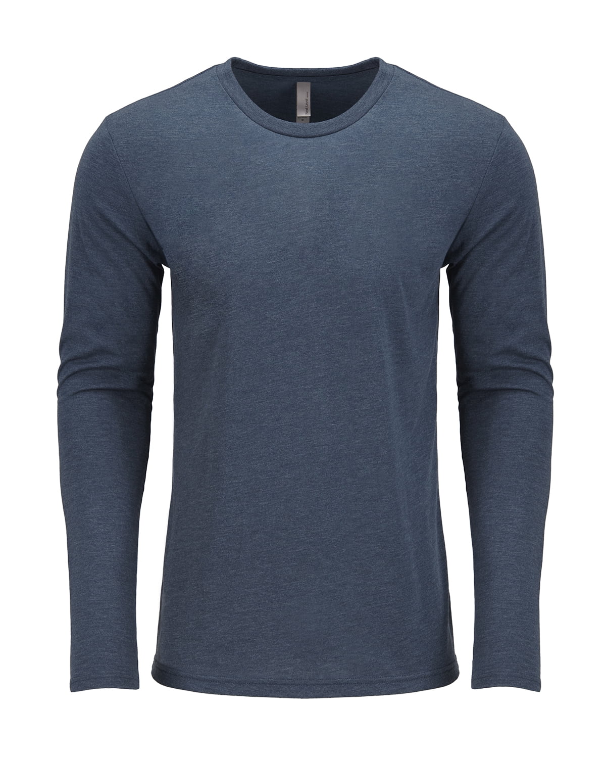 Mens Clementine Tri-Blend Long-Sleeve Crew Tee