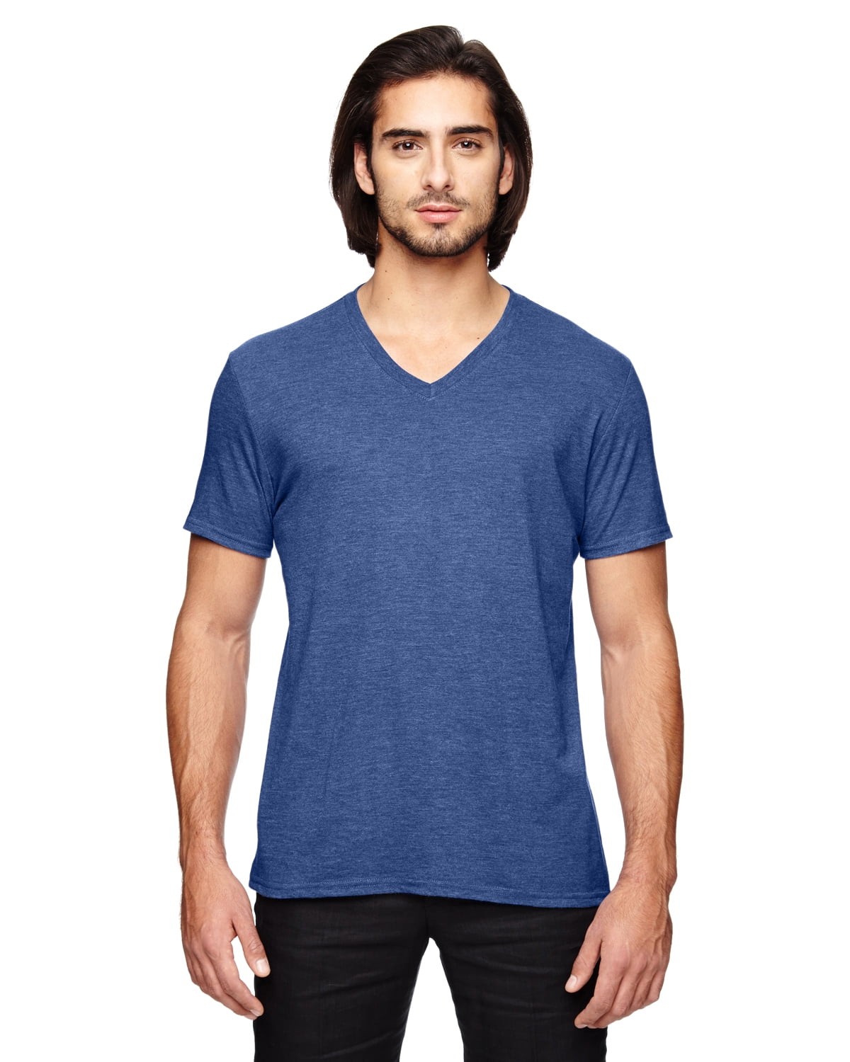 Mens Clementine Triblend V-Neck T-Shirt