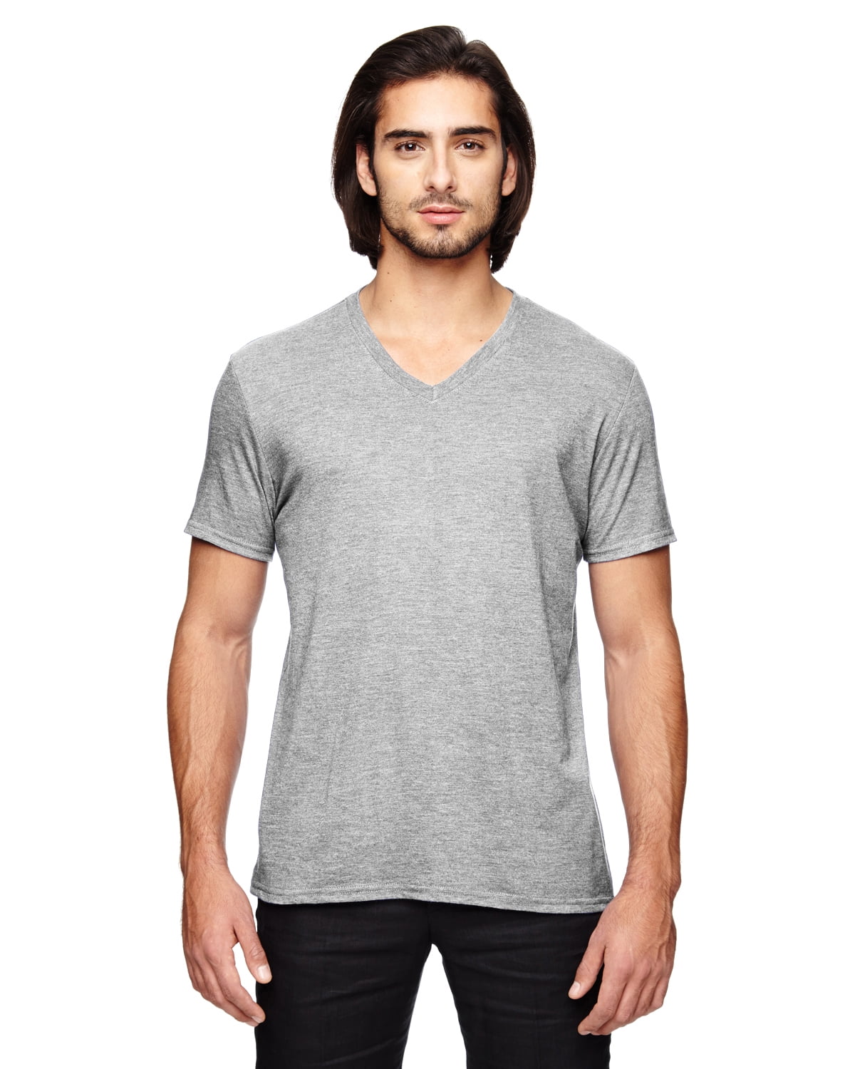Mens Clementine Triblend V-Neck T-Shirt