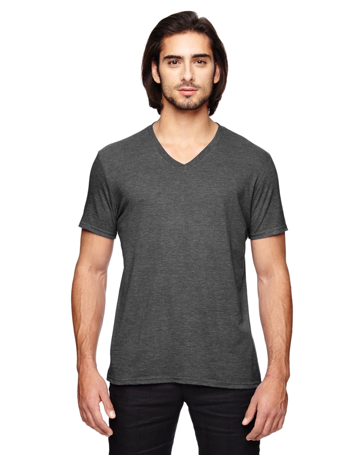 Mens Clementine Triblend V-Neck T-Shirt