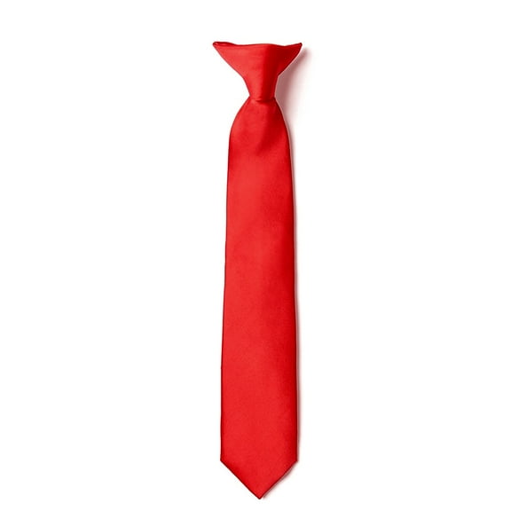 Mens Clip on Ties Solid Uniform Clip-on Neck Ties for Police and Security Pullaway Clip Ties