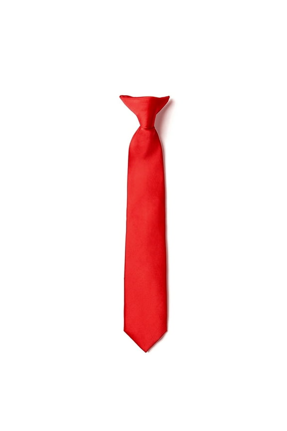 Mens Clip on Ties Solid Uniform Clip-on Neck Ties for Police and Security Pullaway Clip Ties