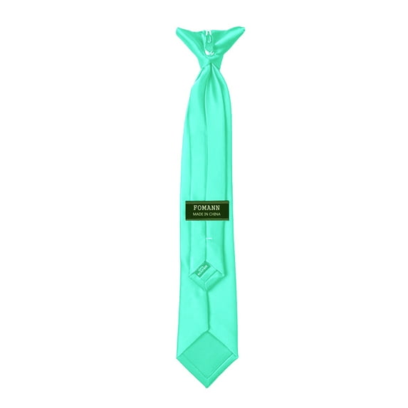 Mens Clip on Ties Solid Uniform Clip-on Neck Ties for Police and Security Pullaway Clip Ties
